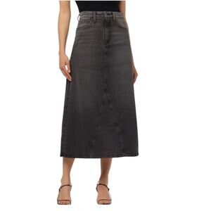 NWT! Joe's Jeans Faded Denim Midi A-Line Skirt - Size 31